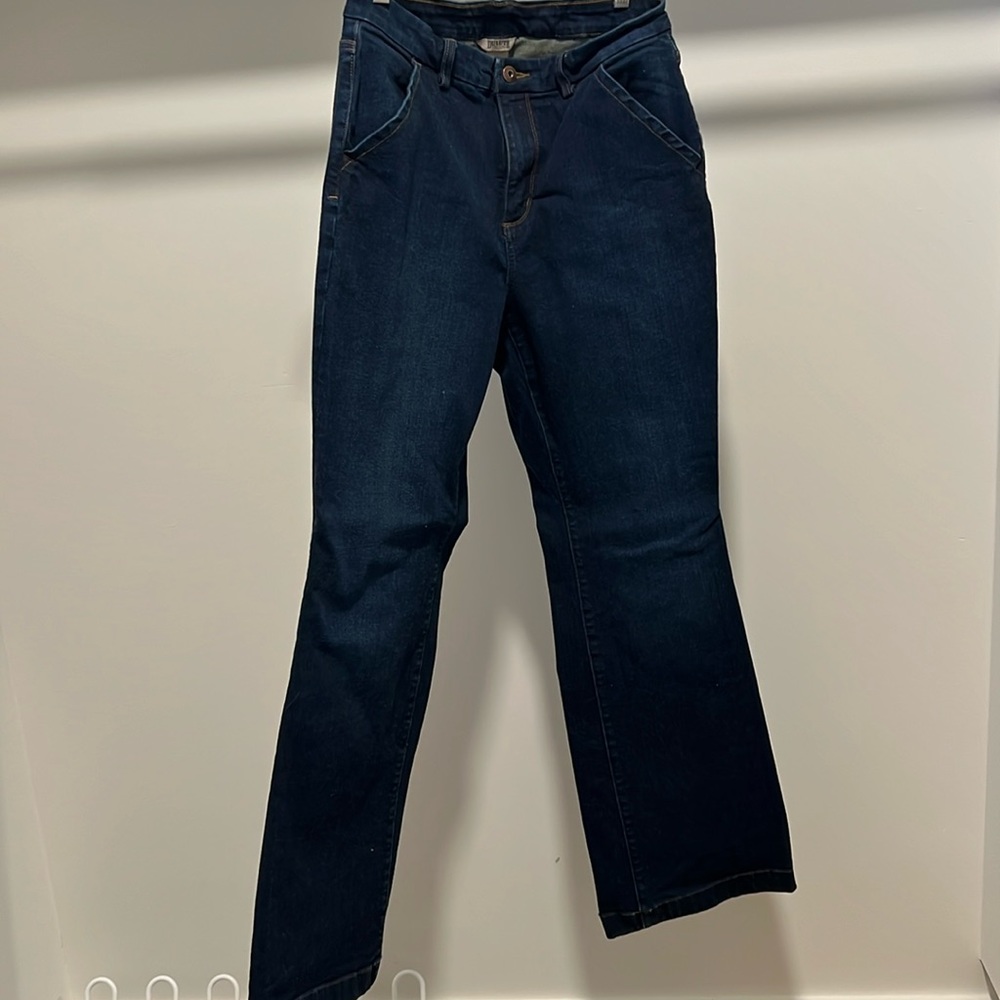 Duluth trading company sturdy wide leg denim